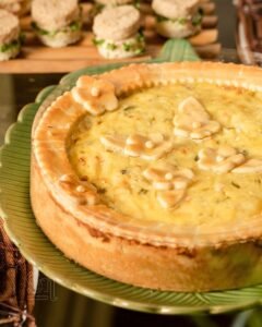 Torta salgada para eventos intimistas